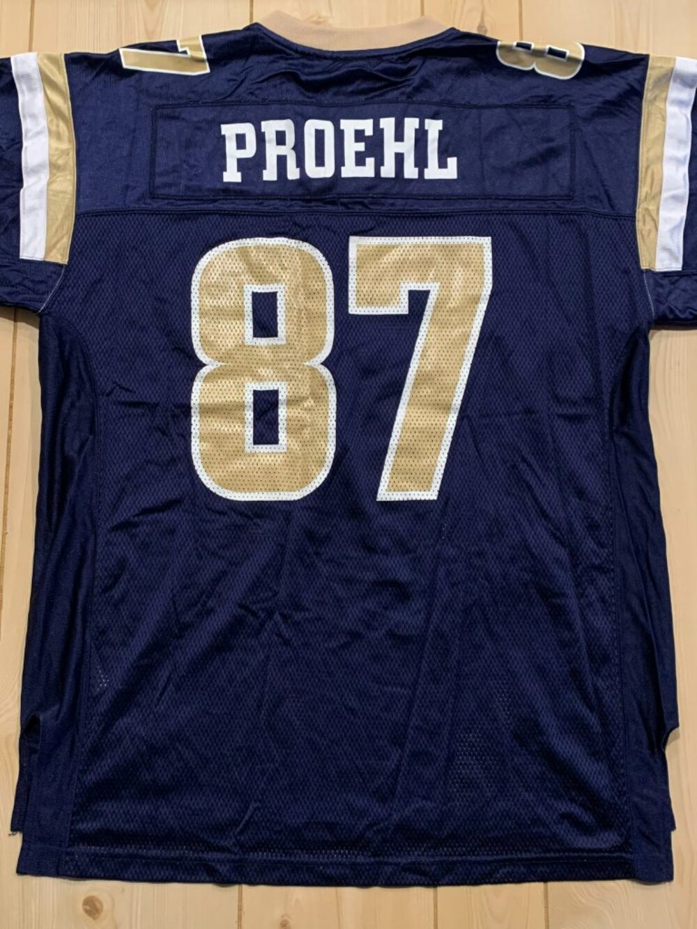 Vintage Y2K St. Louis Rams Ricky Proehl #87 NFL Reebok On Field Home Jersey L